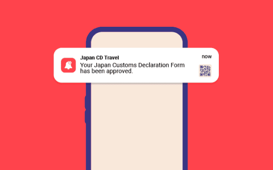 Get your approved Customs Declaration QR code